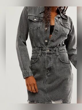 Etica x free people denim dress size medium
